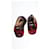 Paul Smith Black Leather Flower Toe Derbies  - view 3
