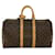 Louis Vuitton Keepall 45 Marrom Lona  ref.1055171