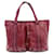 Hermès SAC A MAIN HERMES CARAVANE 049021CK55 MM CUIR ROUGE CABAS RED TOTE BAG  ref.1055407