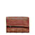 Loewe Leather Trifold Wallet Leather Short Wallet in Good condition Brown  ref.1055466