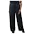 The row Pantalon à poches en mélange de soie et lin bleu marine - taille US 8  ref.1055485