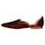 Autre Marque Flache Schuhe aus rostorangem Samt – Größe EU 39  ref.1055486