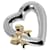 Tiffany & Co Heart Ribbon Silvery Silver  ref.1055772