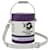 LOUIS VUITTON LV Bolso de hombro pintado en forma de lata PVC Cuero Púrpura M81590 autenticación 51895EN  ref.1055816