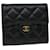 CHANEL Matelasse Classic Small Flap Wallet Caviar Skin Black CC Auth yk8350  ref.1055839