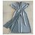 Vestido midi Masscob azul iceberg cor T. S (36 -38) Azul claro - vista 2