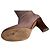 Botas altas de cuero Valentino Rockstud Beige - vista 10