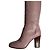 Botas altas de cuero Valentino Rockstud Beige - vista 20