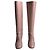 Botas altas de cuero Valentino Rockstud Beige - vista 5