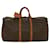 Louis Vuitton Keepall 55 Brown Cloth  ref.1056249