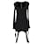 Autre Marque Dion Lee Korsett-Minikleid aus schwarzer Baumwolle  ref.1056380