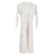 Ganni Polka Dot-Print Poplin Midi Dress in White Cotton  ref.1056383