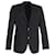 Hugo Boss Blazer à simple boutonnage en coton noir  ref.1056400