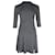 Maje Embellished Ribbed-Knit Mini Dress in Grey Acrylic  ref.1056409