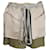 Valentino Garavani Valentino Trouser Shorts in Olive Satin Green Olive green  ref.1056415