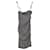 Dolce & Gabbana Vestido franzido de bolinhas em seda preta Preto  ref.1056422