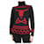 Ralph Lauren Black turtleneck graphic jumper - size M Wool  ref.1056480