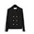 Saint Laurent Slimane short blazer black fr38/40 Laine Noir  ref.1056688
