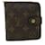 LOUIS VUITTON Monogram Compact zip Wallet M61667 LV Auth 52871 Cloth  ref.1056762