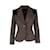 Dolce & Gabbana Houndstooth Wool and Corduroy Jacket Brown  ref.1056880