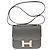 Hermès Sac HERMES Constance en Cuir Gris - 101426 - vue 3
