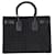 Saint Laurent Black medium Sac de Jour pony hair and crocodile effect bag Leather  ref.1057173