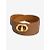 Dior marrone 30 Bracciale in pelle di vitello foderata Montaigne e metallo con finitura dorata - vista 2
