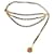 Chanel Cintos Dourado Cadeia  ref.1057225
