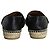 Espadrillas Gucci Guccissima Signature in pelle nera Nero - vista 4