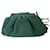 Bottega Veneta Mini The Pouch Bolsa de ombro em couro turquesa Verde  ref.1057571