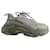 Everyday Balenciaga Clear Sole Triple S Sneakers in Grey Polyester  ref.1057587