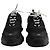 Everyday Sneakers Triple S di Balenciaga in poliestere nero - vista 4