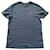 T-shirt Prada Sport avec logo en caoutchouc sur la poitrine Coton Gris  ref.1057610