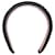 Dior Cannage Stirnband aus schwarzem Samt  ref.1057617