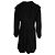 Sandro Paris Minivestido Milene de crepé plisado de viscosa negra Negro - vista 3