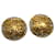 CHANEL Earring Gold Tone CC Auth bs7942 Metal  ref.1057967