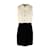 Miu Miu Mini-robe en dentelle et cady Soie Blanc  ref.1058067