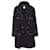 Chanel Leichte Trenchcoat-CC-Knöpfe und Tweedbesatz Schwarz Baumwolle  ref.1058177