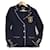 Chanel Chaquetas Azul marino Lana  ref.1058220