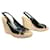 Car Shoes sandals Car Shoe p 38 Black Patent leather Wicker  ref.1058228
