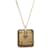 Hermès Colar com pingente As de Coeur Dourado Metal  ref.1058265