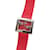 Quartz FendiMania Wrist Watch FOW850a2YAF0C0U Red Leather Pony-style calfskin  ref.1058274