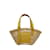 Loewe Raffia Basket Tote Bag Natural Material Tote Bag in Good condition Brown  ref.1058316