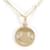 & Other Stories 10k Gold Diamond Pendant Necklace Golden Metal  ref.1058352