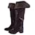 Botas Chloé de ante marrón claro