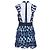 Self portrait Ärmelloses Rüschenkleid von Self-Portrait aus blauem Polyester - Ansicht 3