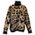 Dolce & Gabbana Pull à col roulé léopard en mohair imprimé animal Laine Imprimé python  ref.1058648