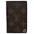 Louis Vuitton Porte carte credit bifold Brown Cloth  ref.1058914