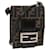 FENDI Zucca Canvas Mamma Baguette Shoulder Bag Brown Black Auth 52735 Cloth  ref.1059018