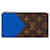 Louis Vuitton LV coin card holder new Blue Leather  ref.1059153